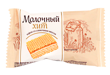 Вафли Молочный хит КДВ