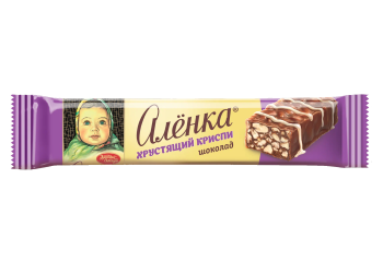 Шоколад молочный Аленка хрустящий криспи с воздушным рисом 20 гр